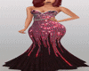 {S-LUVR} Red Sequin Gown