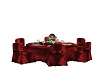 Red Wedding Table