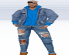 DENIM HOODY FULL OUTFIT