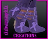 FU Cancer Purple Boots