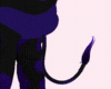 Dark Purple Cow Tail L ~