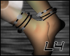 [L4]Black & Dia Anklet L