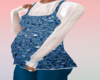 Maternity suit blue