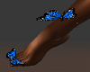 Feet Butterflies w/Bling