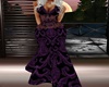 Purple Abstract Gown