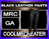 BLACK LEATHER PANTS