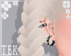 [T] Spiked earrings