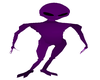 Purple Dancing Alien {F}