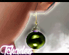 T|Green Pearl*earrings