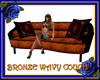 Bronze Wavy Couch