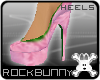 [rb] Pink Green Heels