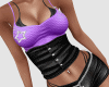 CA Purple Shorts Set