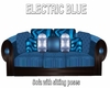Electric Blue Sofa