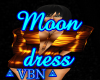 Moon dress gold