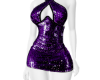 elegant violet dress