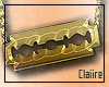C|Gold Razorblade Chain