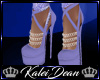 ~K Luster Heels Blue