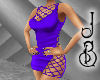 JB Purple Net Dress