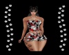 Camo Red Slv Corset Fit
