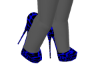*Blue Leopard Heels