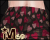 Valentines Hearts Skirt