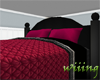 Cuddle bed red/black