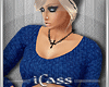 [CC] Rolled Sweater Blue