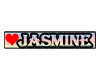 Jasmine's name tag