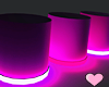 Neon Cylinder Purp Pink