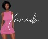 X Ruched Dress Pink Lady