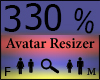 Any Avatar Size,330%