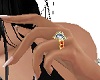 Gold Diamond Rubi Ring