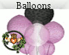 Pink & Black Balloons