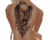 Evil Clown Back Tattoo