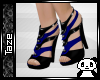 -T- Strappy Blue Heels
