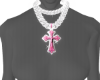 Pink Cross chain