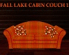 Fall Lake Cabin Couch 1