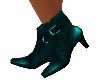 TEAL BUCKLE BOOTS