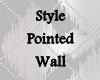 6v3| Style Pointed Wall