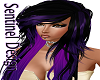 Black Purple hair