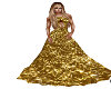 Golden  Bride's Dress