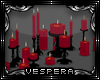 -V- Red Candles