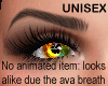 Unisex eyes amber-green