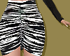 Zebra Stretchy Skirt