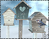 Winter BirdHouses Snowy