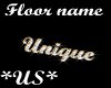 *US* Unique Floor Name
