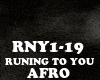 AFRO - RUNNING TO YOU