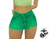 Green Jeans Cutoffs