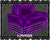 *KC*Studded Chair|Purpl|