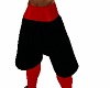 Black & Red BBall Shorts